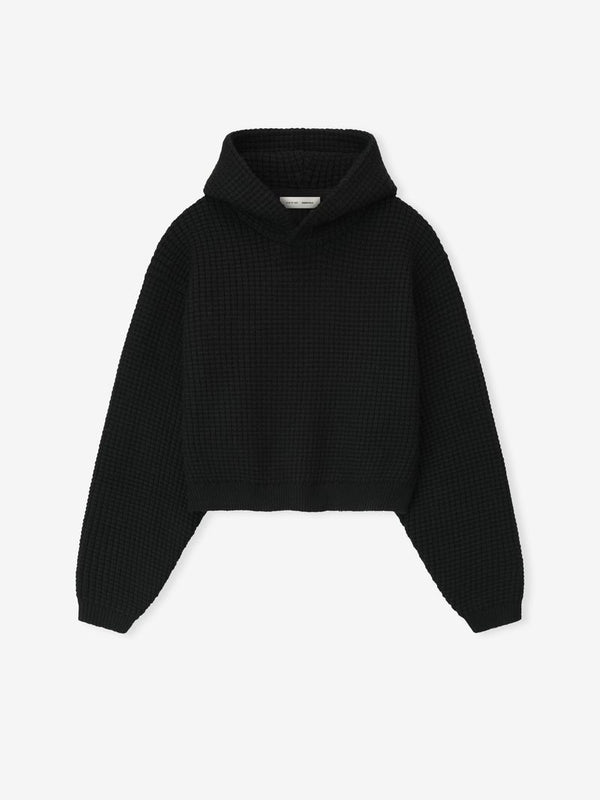 Womens Heavy Waffle 90s Hoodie