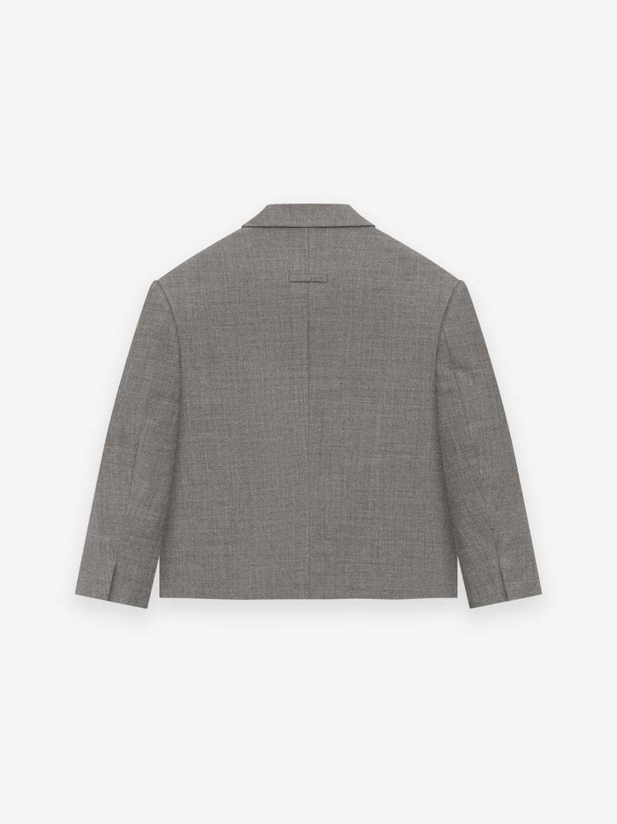 Wool Canvas Cropped Relaxed Blazer - Fear of God