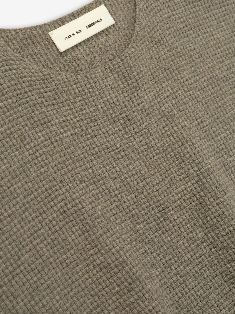 Waffle Crewneck 90s Sweater - Fear of God