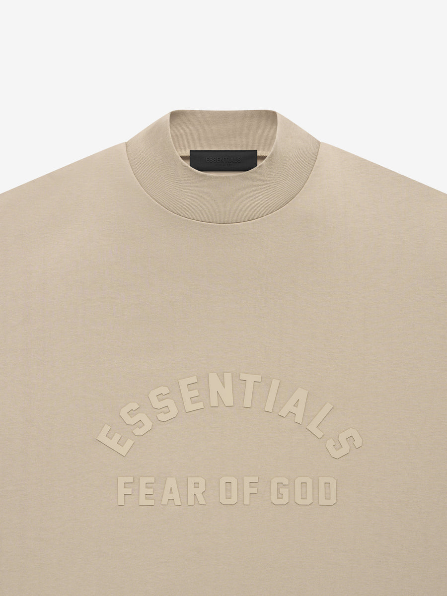 Essentials Fear Of God Tan Mock Neck Sweatshirt