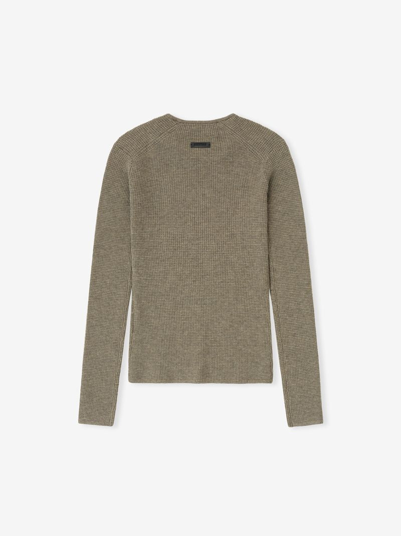 Womens Waffle Long Sleeve Top - Fear of God