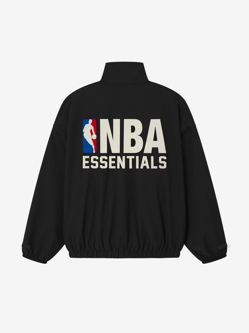 Nylon NBA 1/2 Zip Track Jacket
