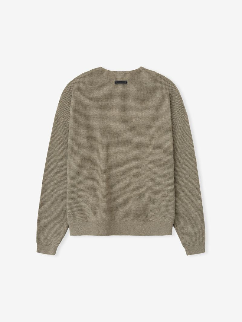 Waffle Crewneck 90s Sweater - Fear of God