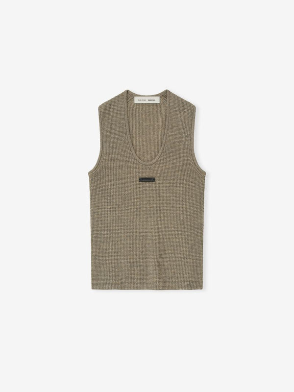 Womens Waffle Tank