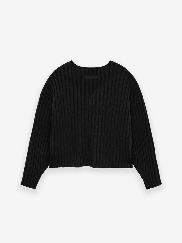 Wool Jacquard High Neck Sweater