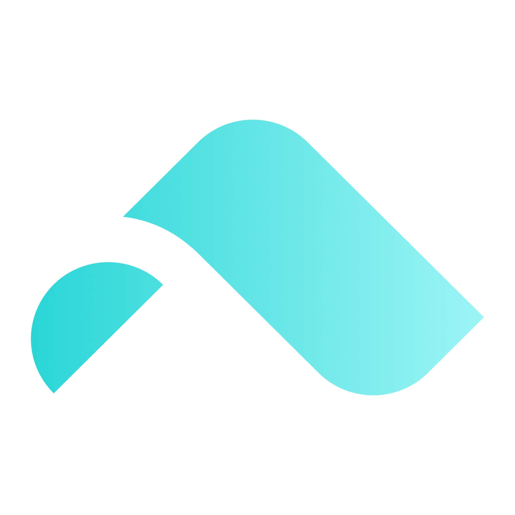 Gradient teal Route Package Protection logo on white, gallery position 1 for shipment insurance product page