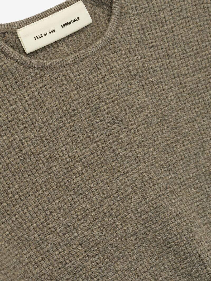 Womens Waffle Long Sleeve Top - Fear of God