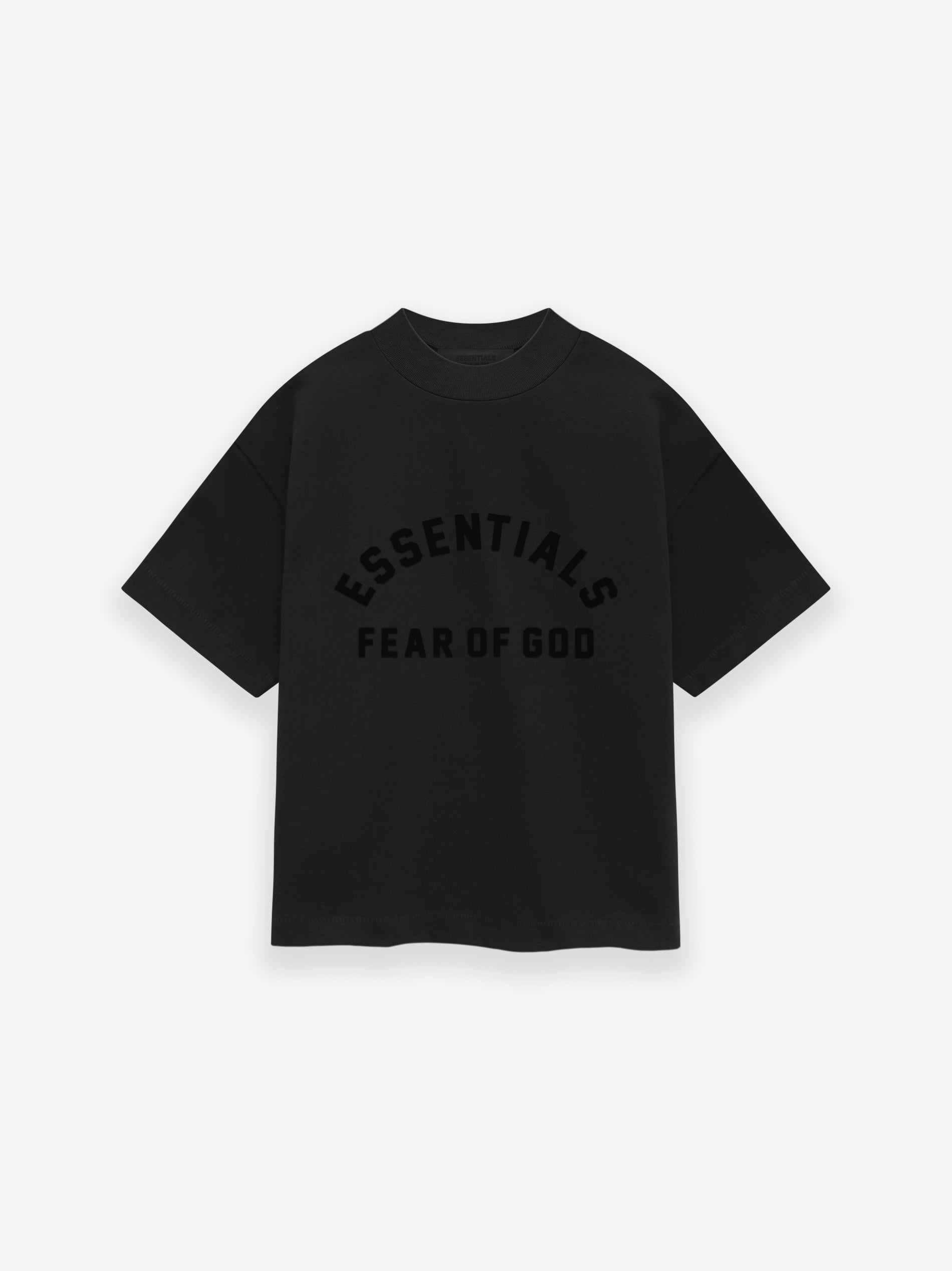SALE正規品fear of god essentials メッシュTシャツ　黒 トップス