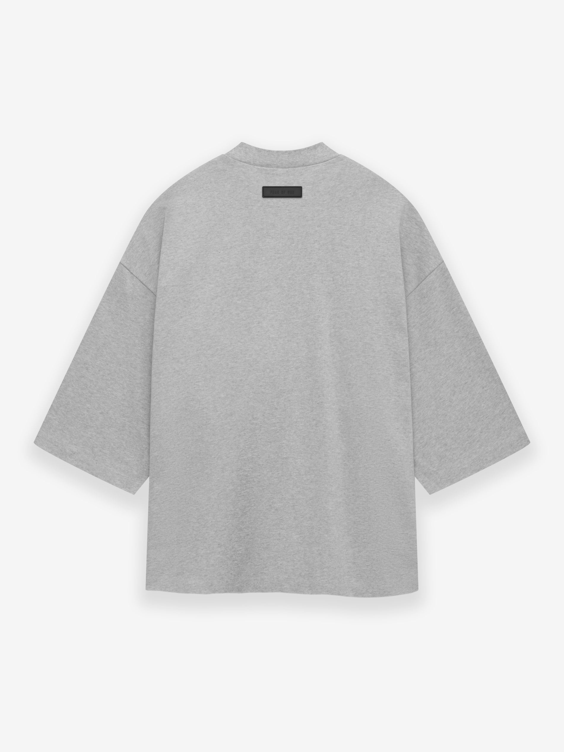 ESSENTIALS Football Tee in Light Heather Grey | Fear of God