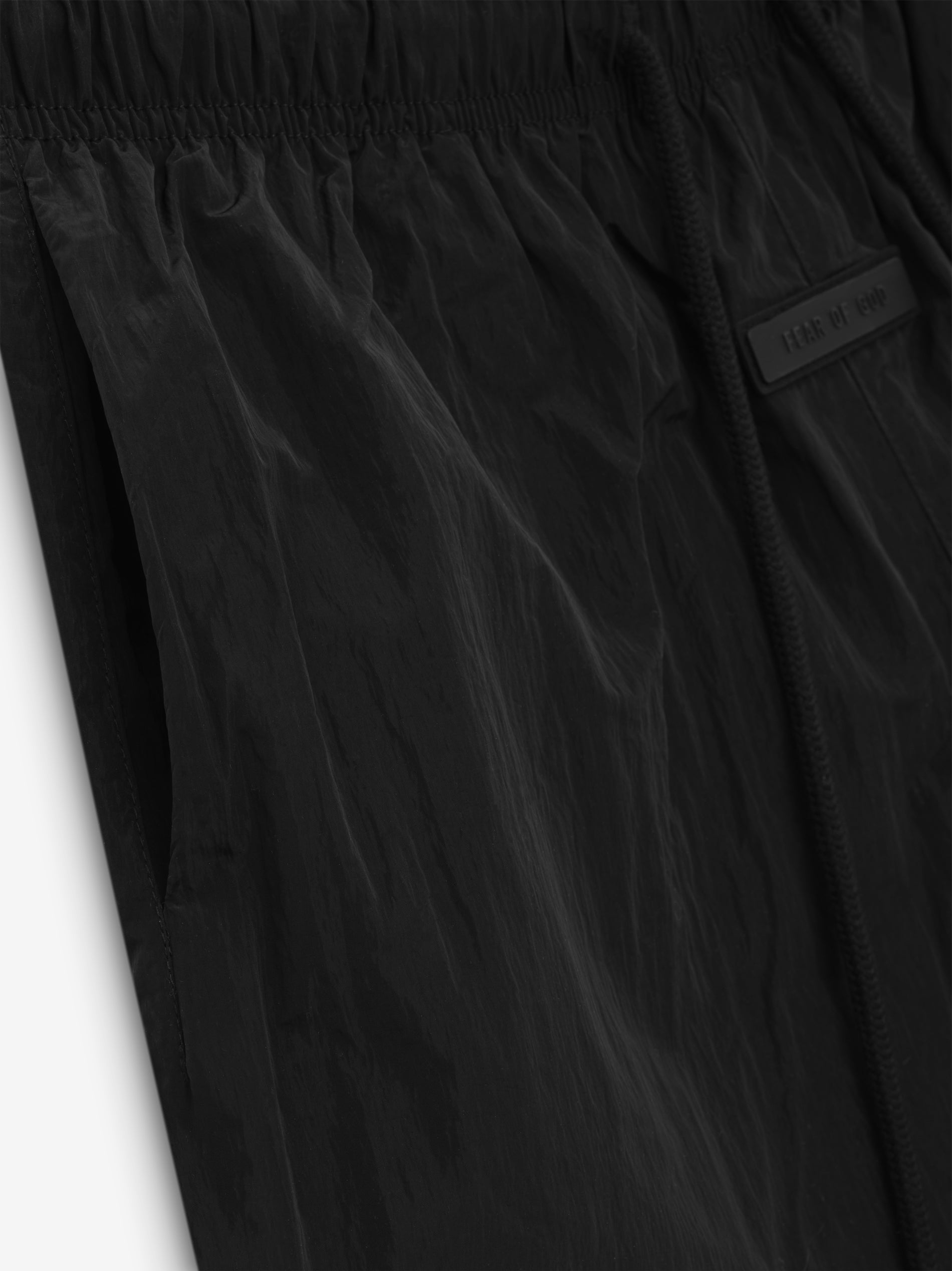 ESSENTIALS Womens Running Short in Jet Black Fear of God