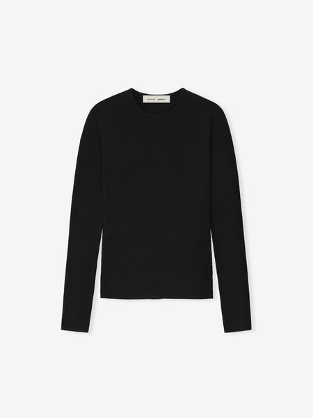 Womens Rib Long Sleeve Top