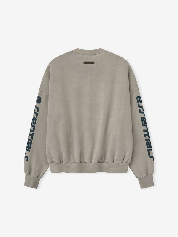 Heavy Fleece Cropped Relaxed Sweatshirt