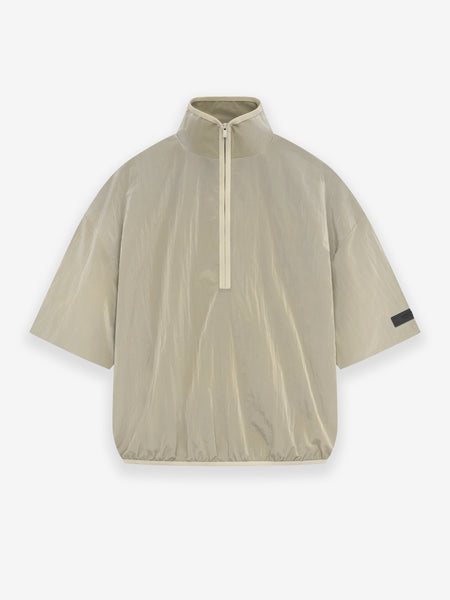 ESSENTIALS Halfzip Mockneck Shirt in Garden Yellow | Fear of God