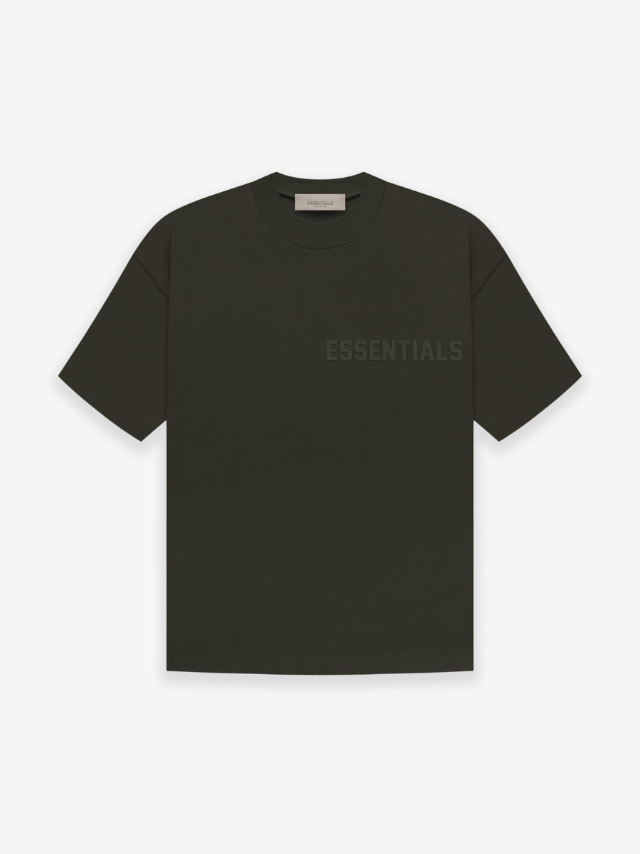 ESSENTIALS Essentials SS Tee in Off-Black | Fear of God