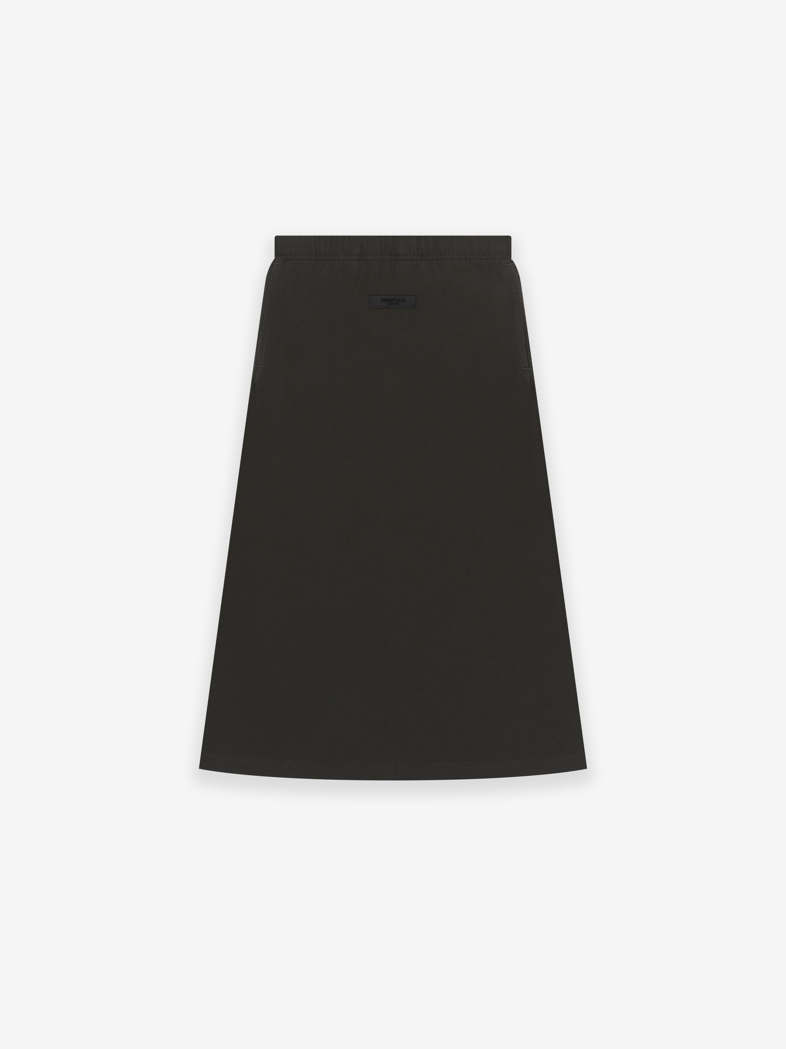 ESSENTIALS Womens Long Skirt in Off-Black | Fear of God