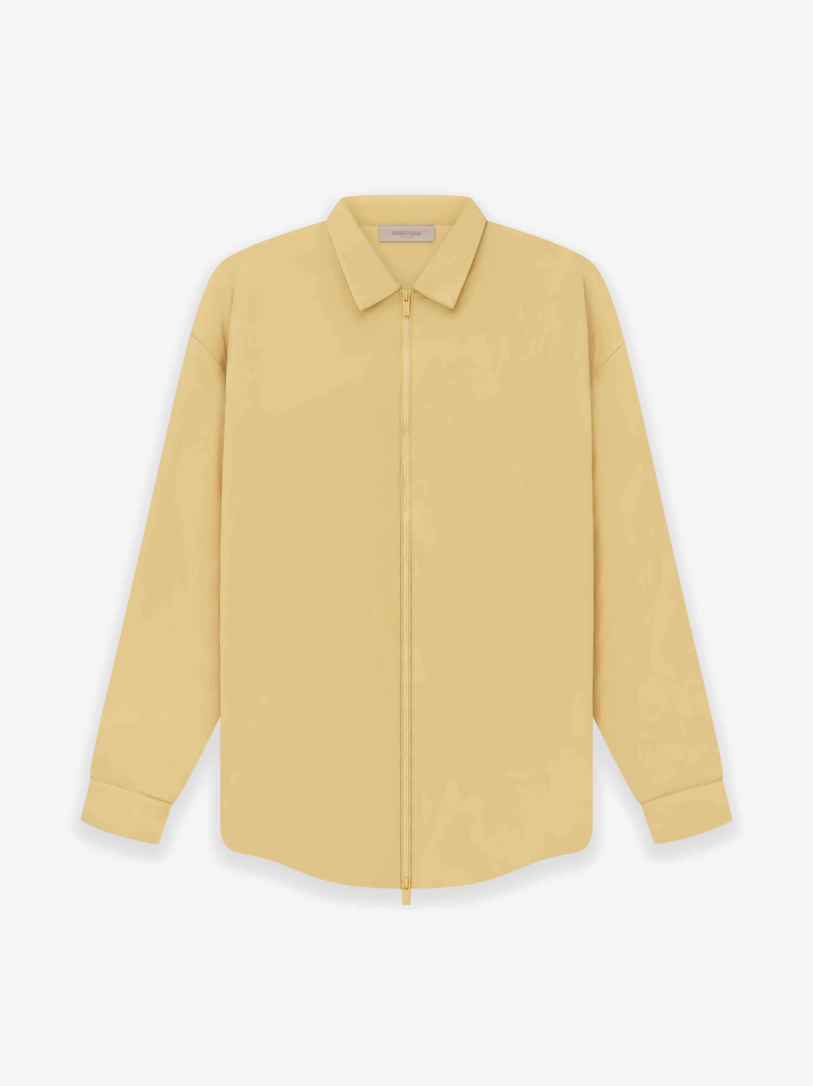 ESSENTIALS Filled Nylon Shirt Jacket in Light Tuscan | Fear of God