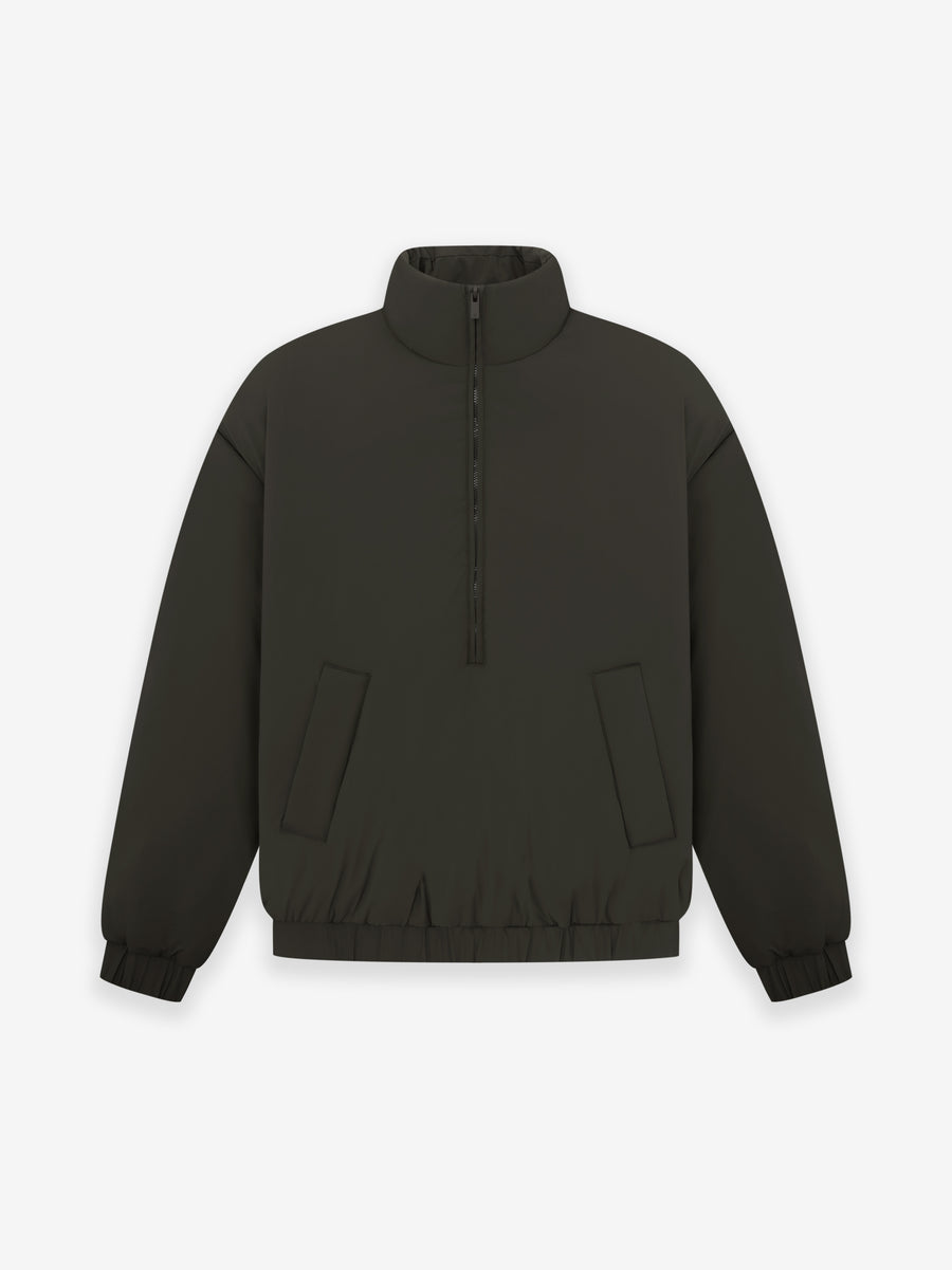 ESSENTIALS Nylon Puffer Jacket in Off-Black | Fear of God