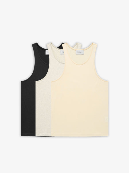 ESSENTIALS 3 Pack Tank in Multi | Fear of God