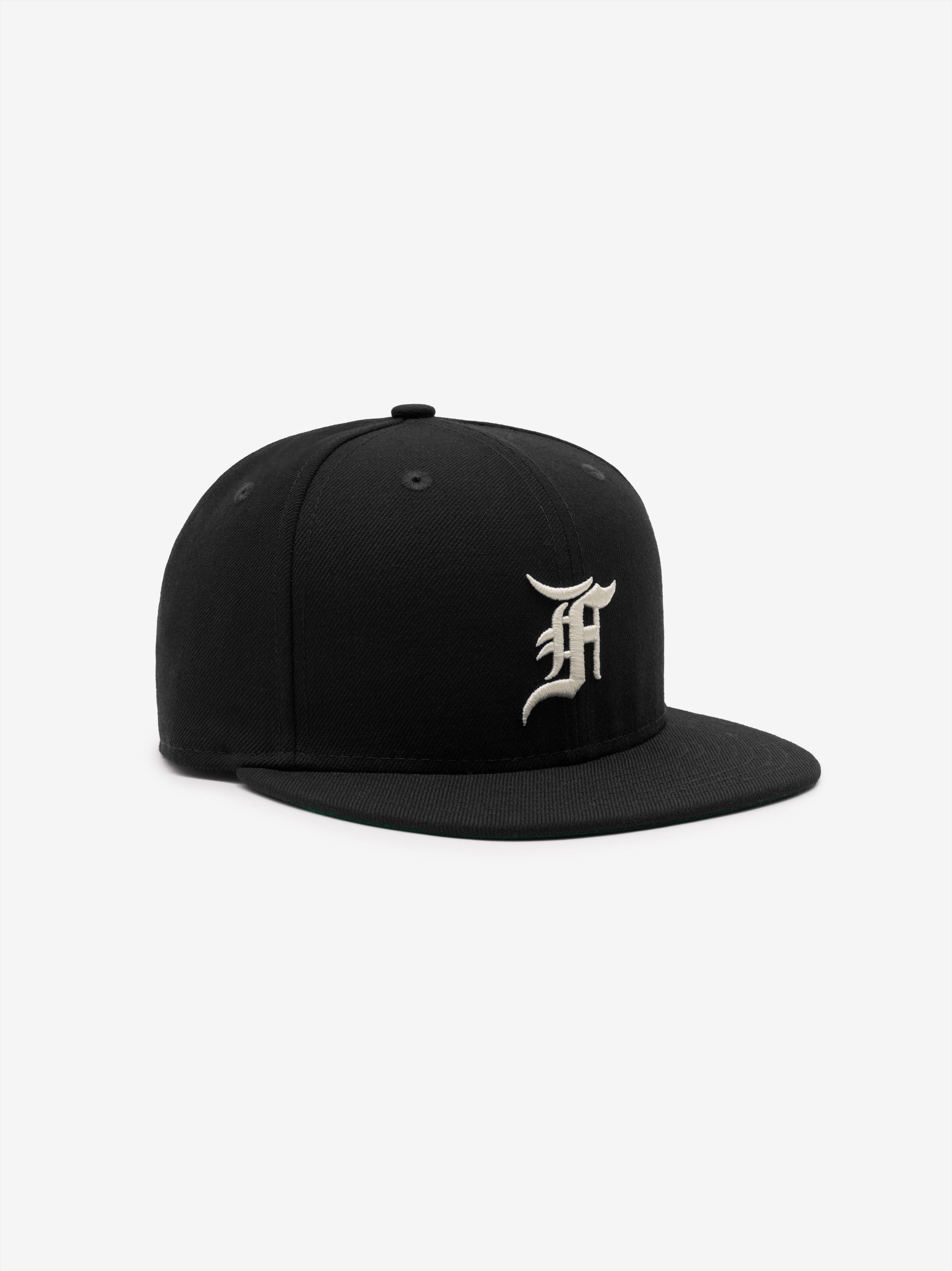 Fear of god essentials new cheap era fitted cap black