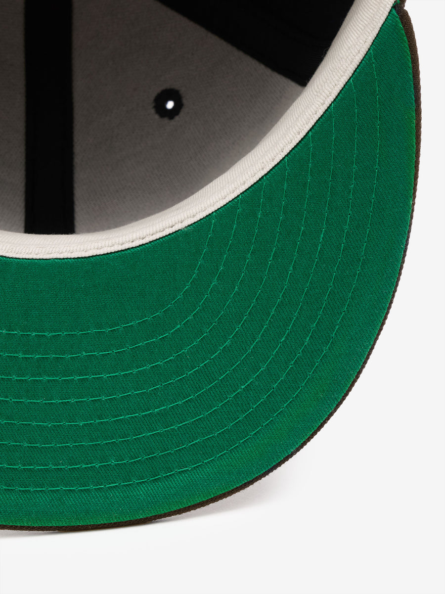 Dark green fear of god essential 59fifty fitted Clearance