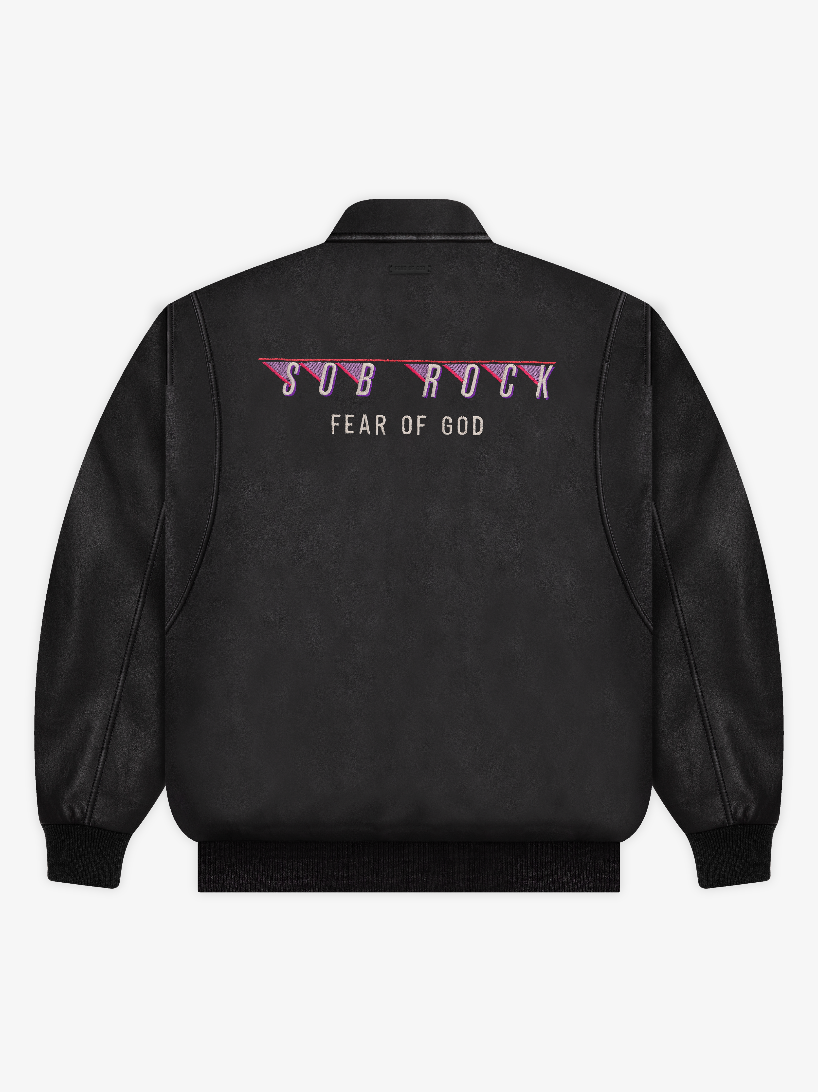 Fear of sales god varsity jacket