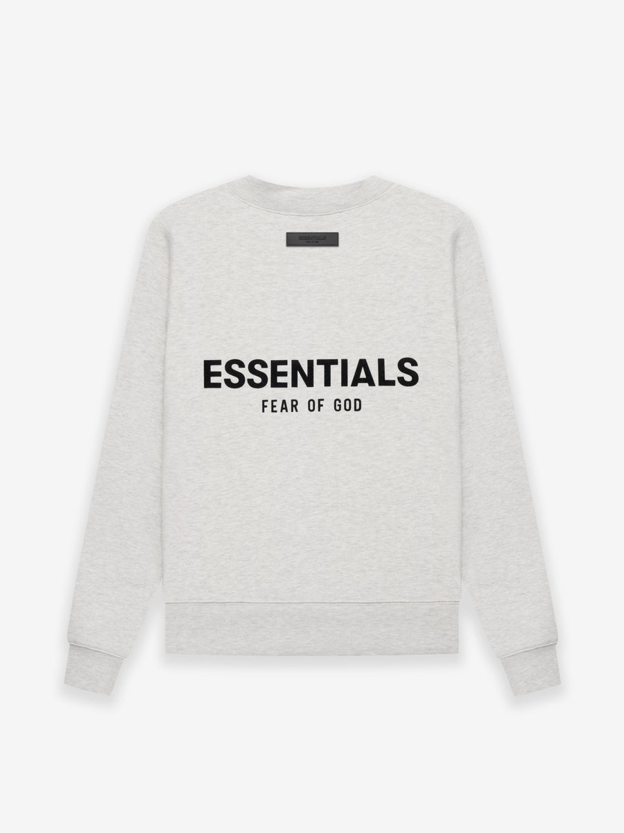 ESSENTIALS CREWNECK in LIGHT OATMEAL | Fear of God