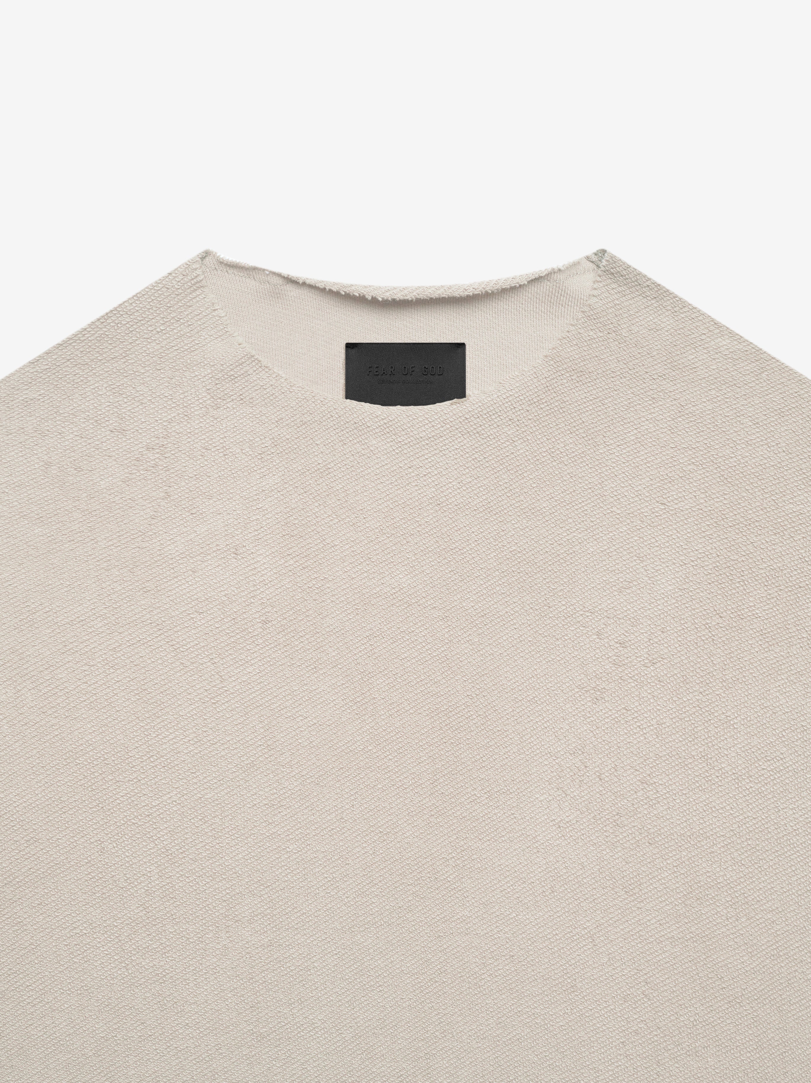 SEVENTH COLLECTION Inside Out Terry Tee in Sand | Fear of God