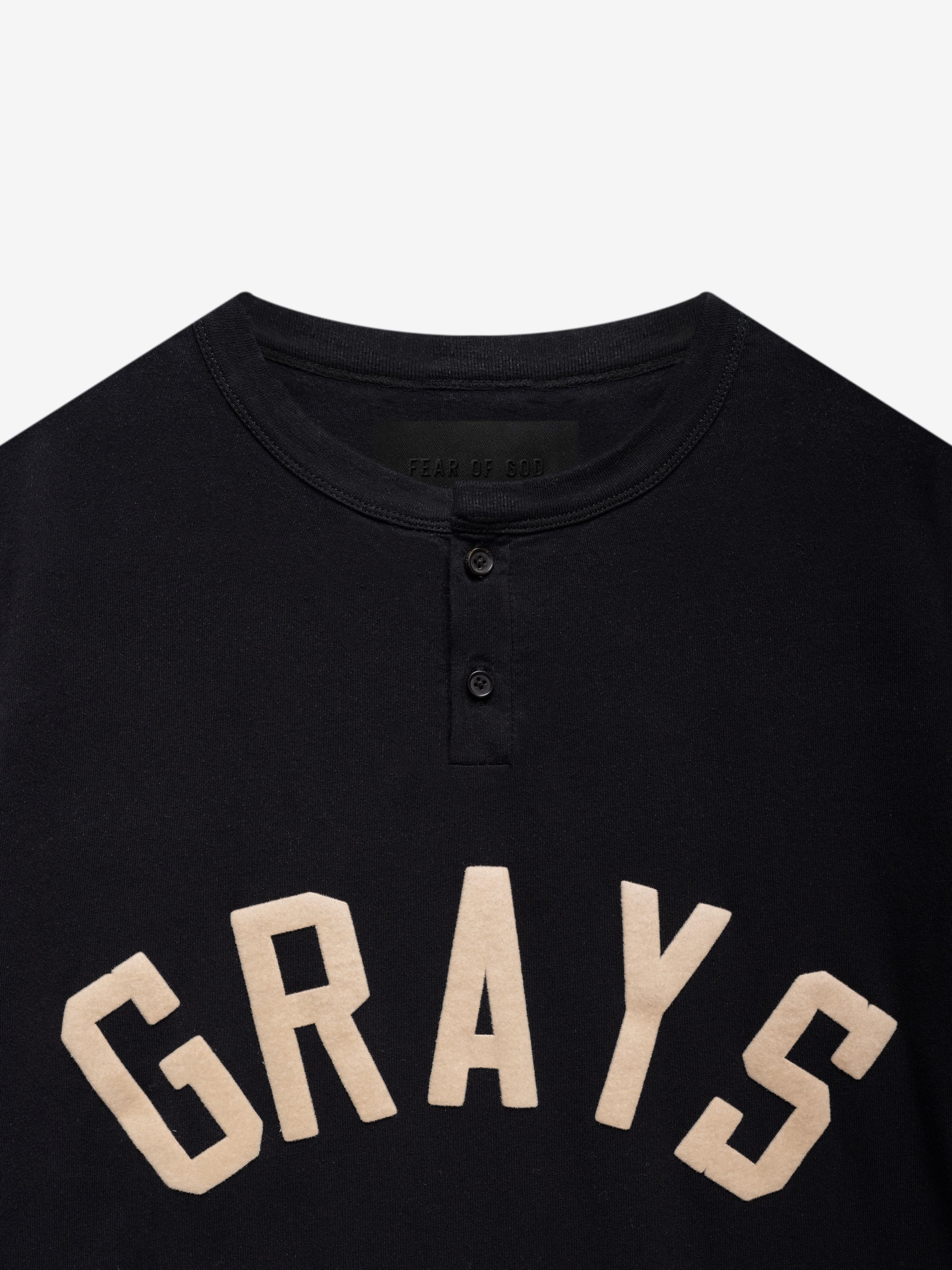 SEVENTH COLLECTION Grays Henley in Vintage Black | Fear of God