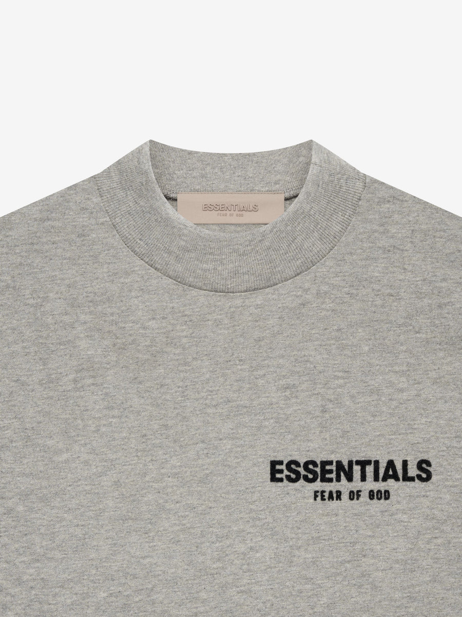 ESSENTIALS LS TEE in DARK OATMEAL | Fear of God