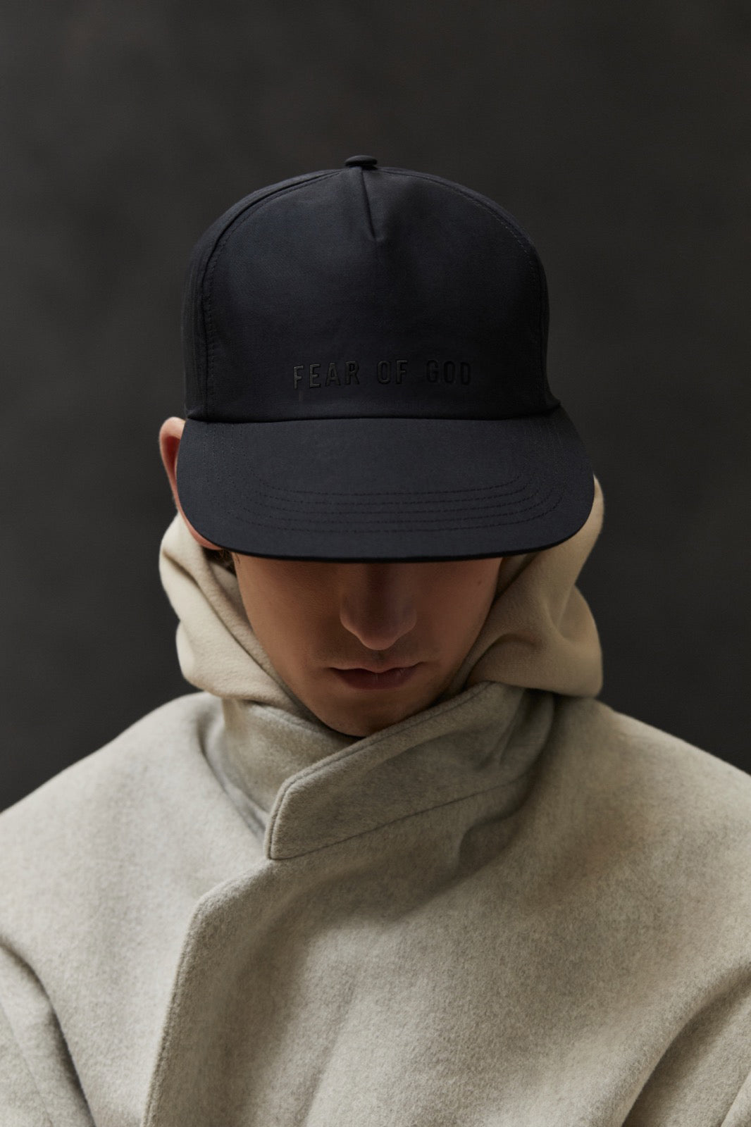 Fear of God Eternal Cotton Hat in Off Black | Fear of God