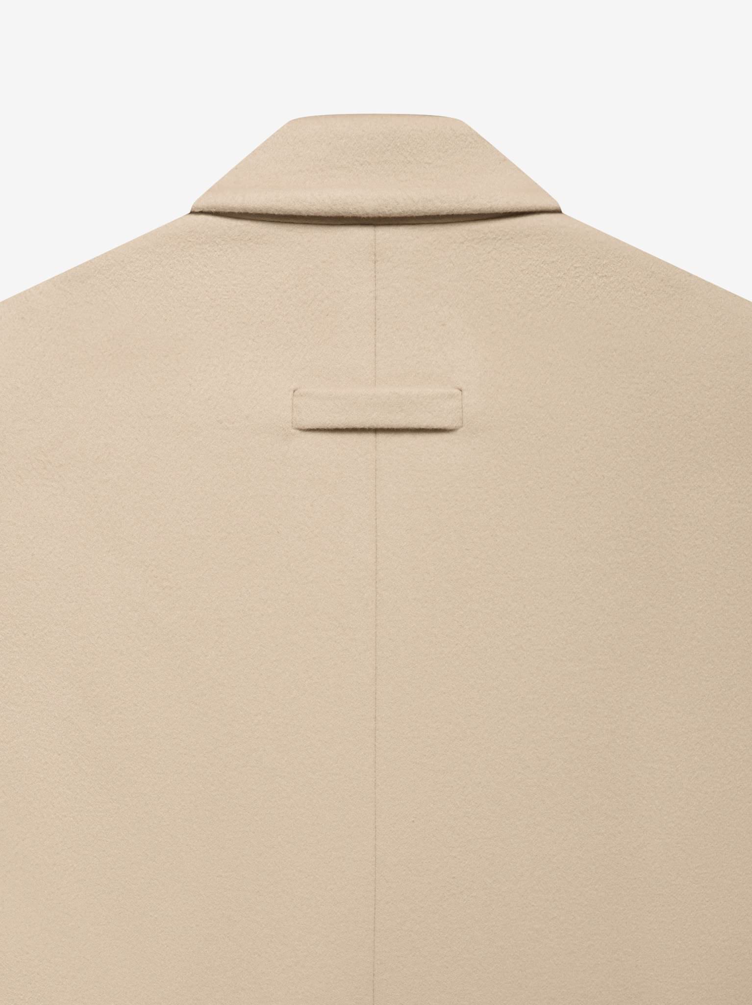 Fear of God Eternal Wool Overcoat in Beige | Fear of God