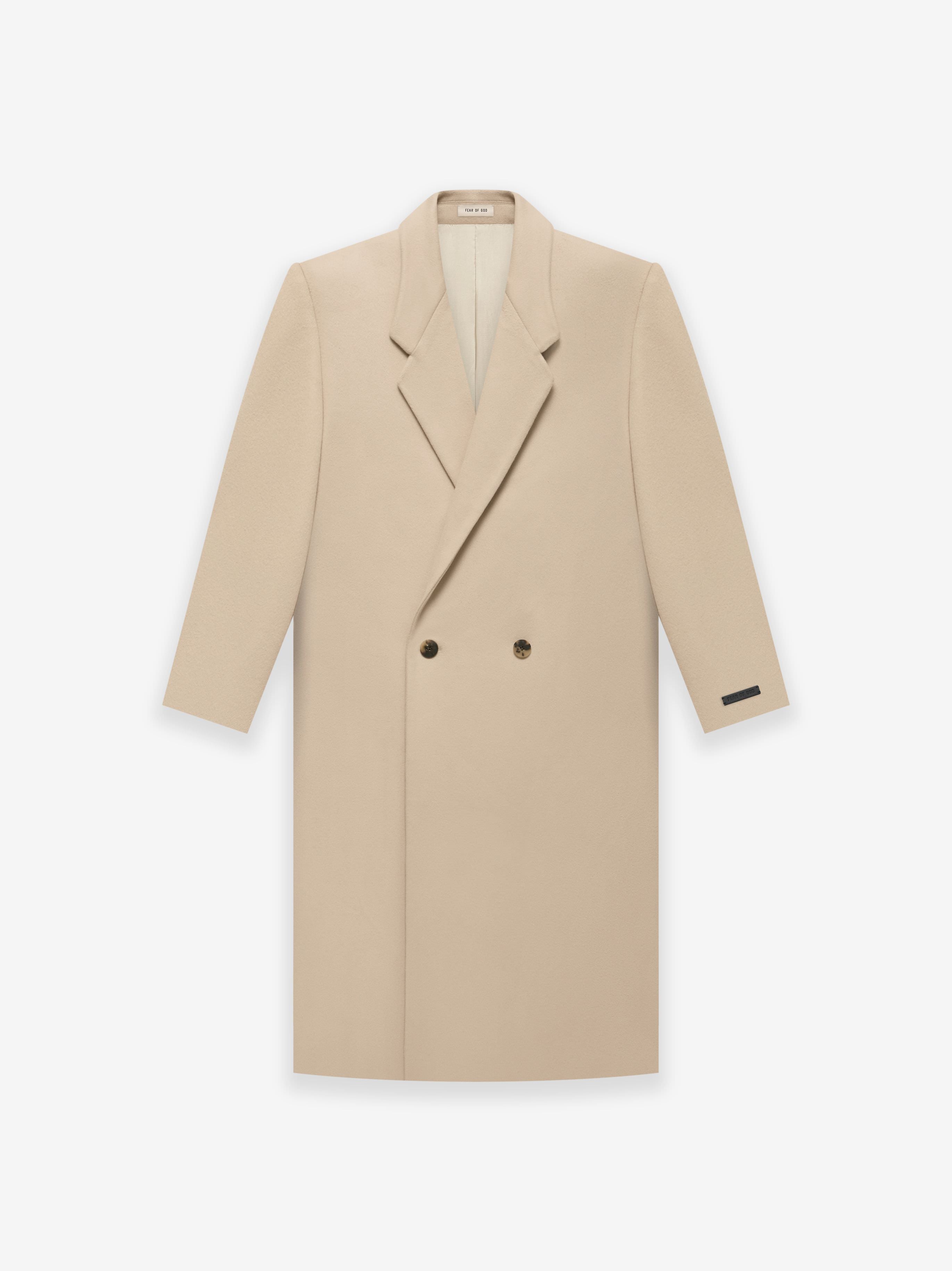 Fear of God Eternal Wool Overcoat in Beige | Fear of God