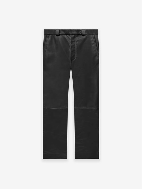 Fear of God Eternal Leather Work Pant in Black | Fear of God