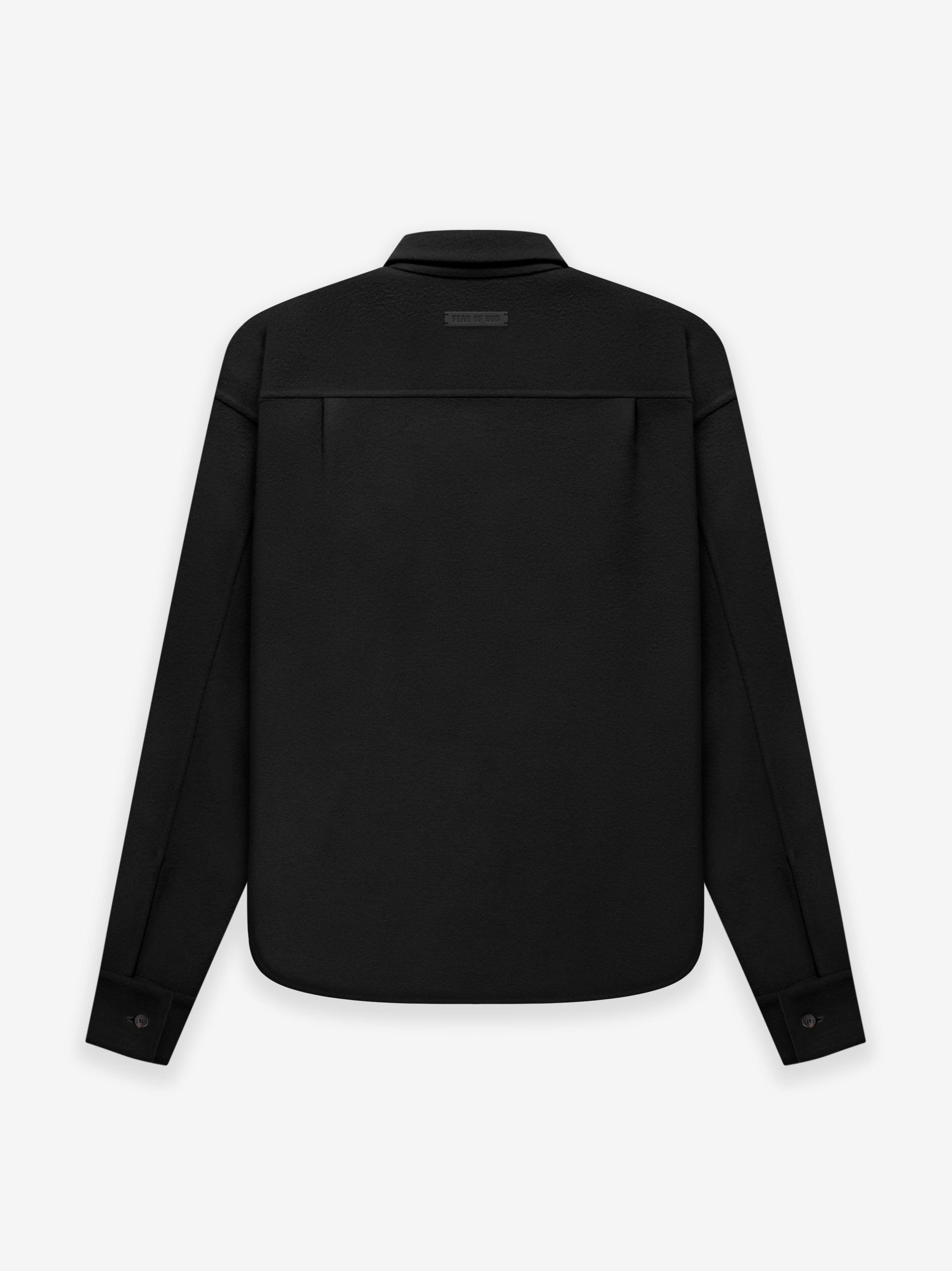 Fear of God Eternal Wool Cashmere Shirt in Black | Fear of God