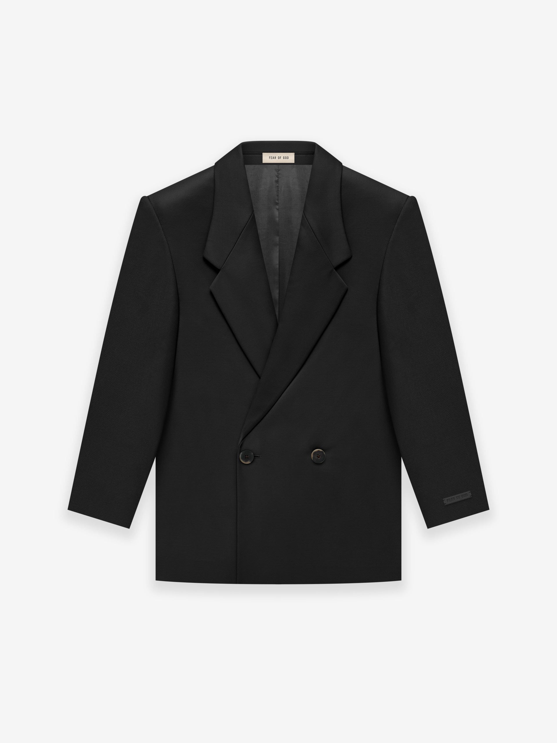 Fear of God Eternal Cav Twill Suit Jacket in Black | Fear of God