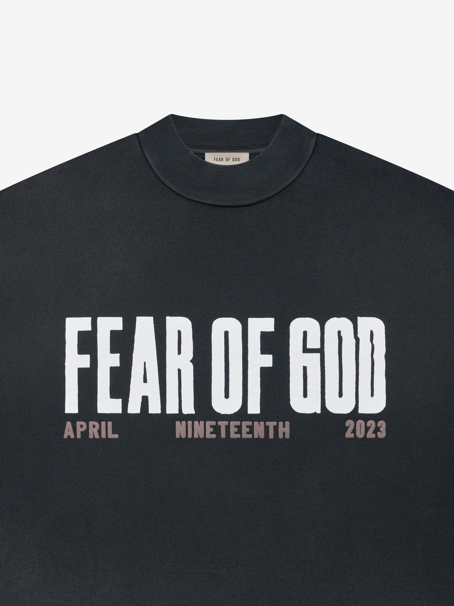 April 19 Crew Neck in Black Fear of God