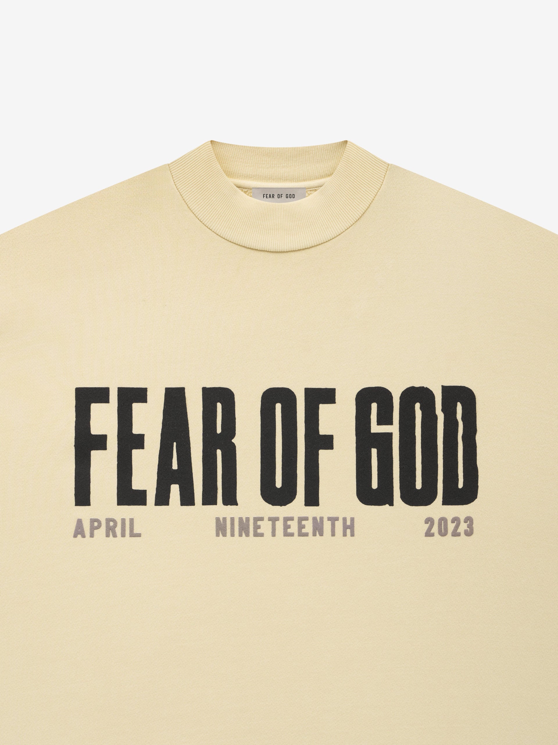 April 19 Crew Neck in Cream Fear of God