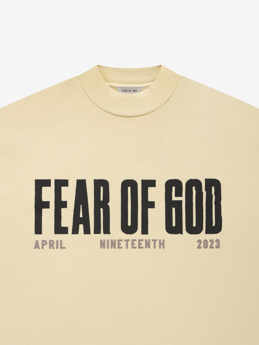April 19 Crew Neck in Cream | Fear of God