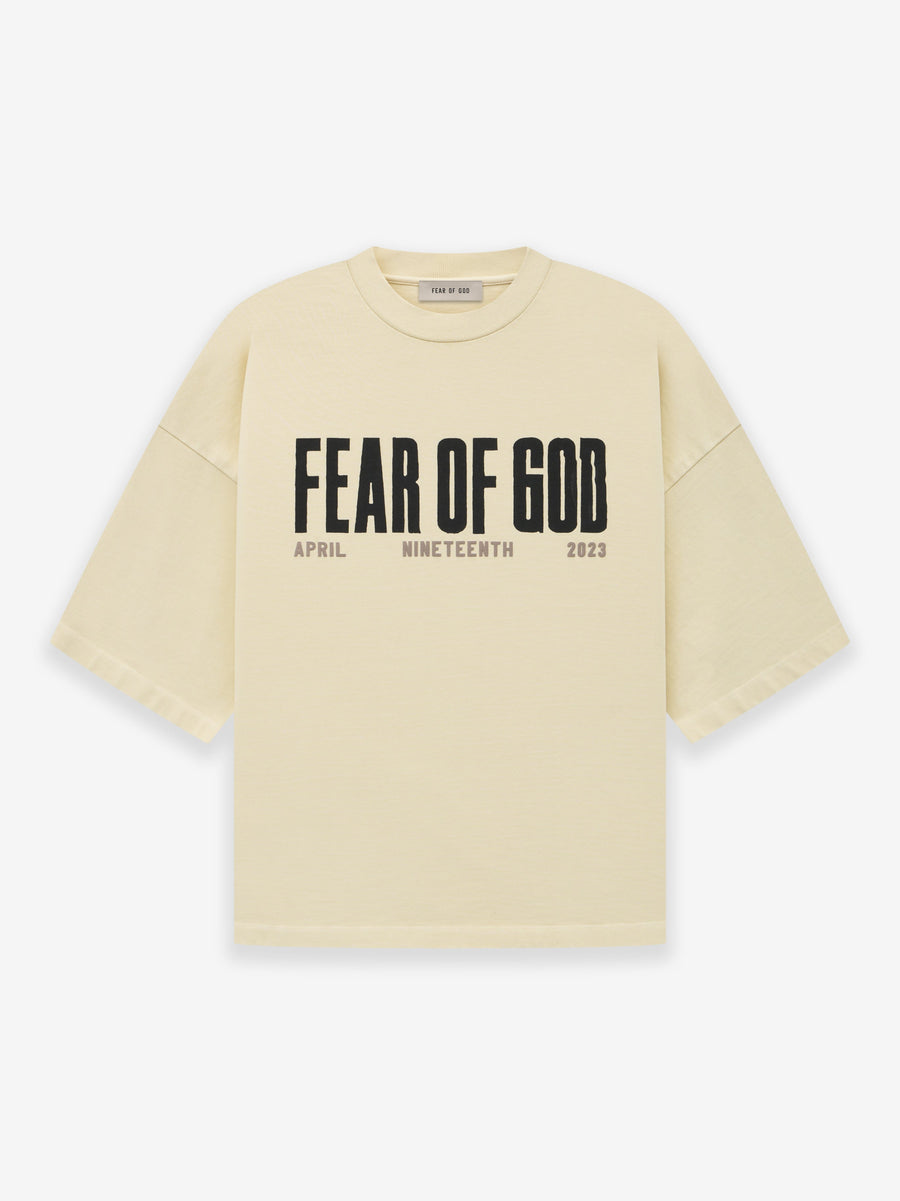 April 19 Tee in Cream Fear of God