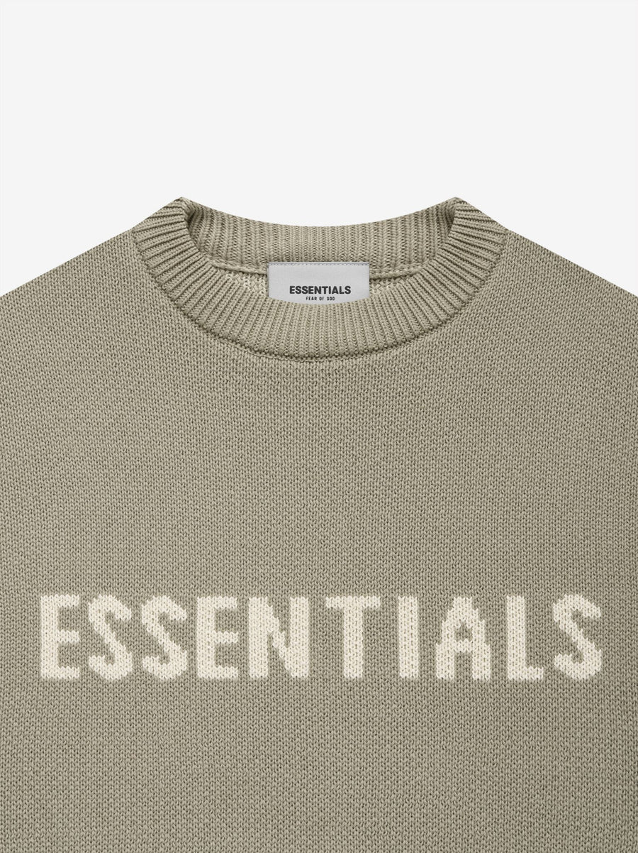 ESSENTIALS Kids Knit Pullover in Pistachio | Fear of God