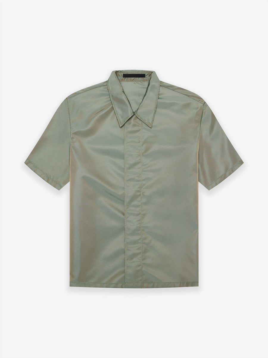 Short Sleeve Nylon Shirt in Green Iridescent | Fear of God