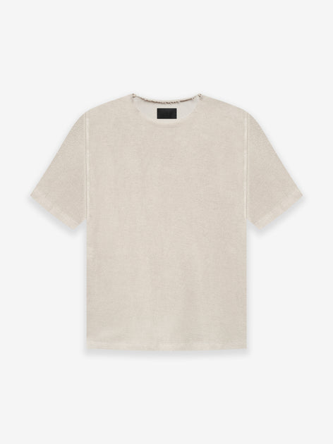 SEVENTH COLLECTION Inside Out Terry Tee in Sand | Fear of God