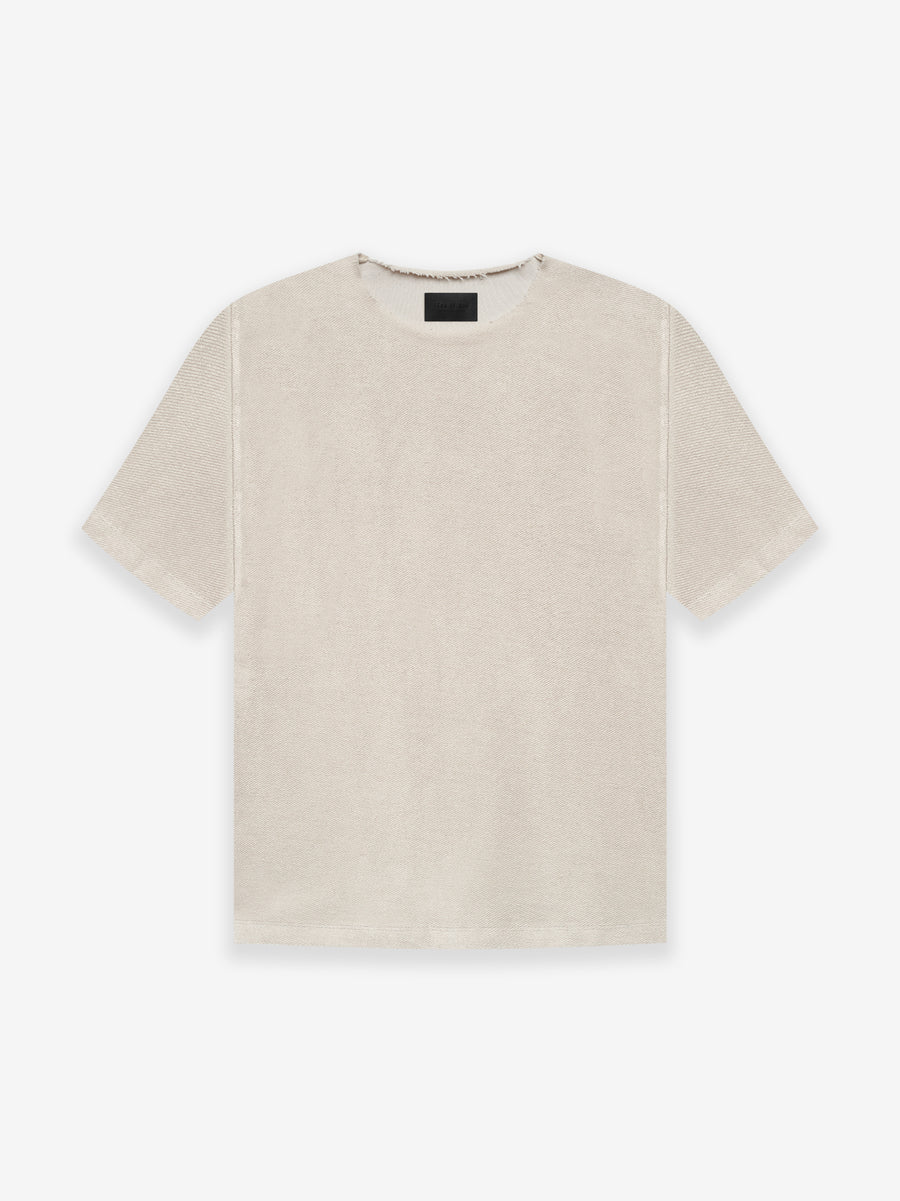 SEVENTH COLLECTION Inside Out Terry Tee in Sand | Fear of God