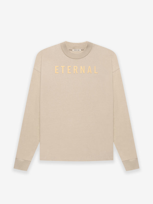 Fear of God Eternal Cotton Ls T-Shirt in Dusty Beige | Fear of God