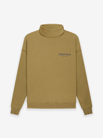 ESSENTIALS Pullover Mockneck in Amber | Fear of God