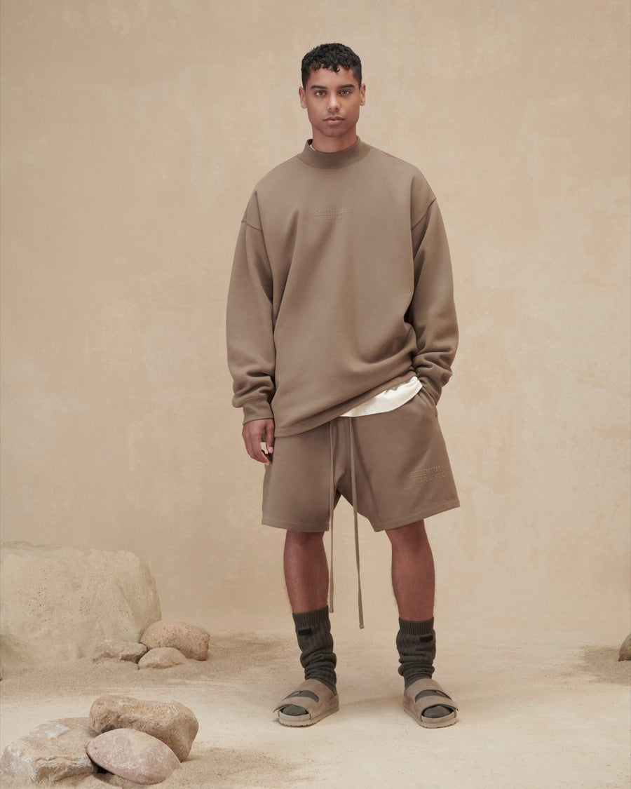 ESSENTIALS Relaxed Crewneck in Egg Shell | Fear of God